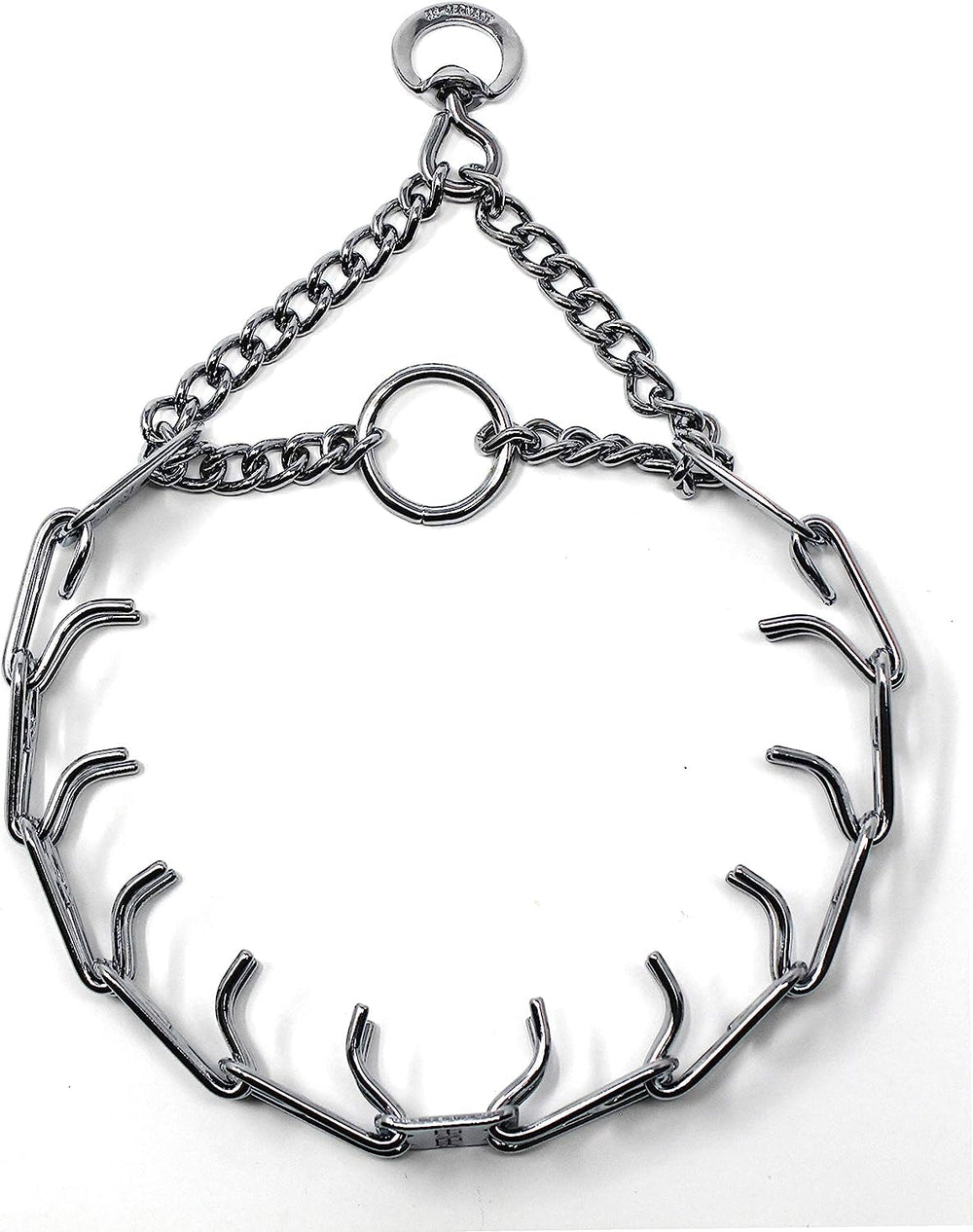 Herm Sprenger small 16in chrome-plated collar ready for training