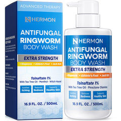 Hermon antifungal wash bottle pour for easy daily cleansing