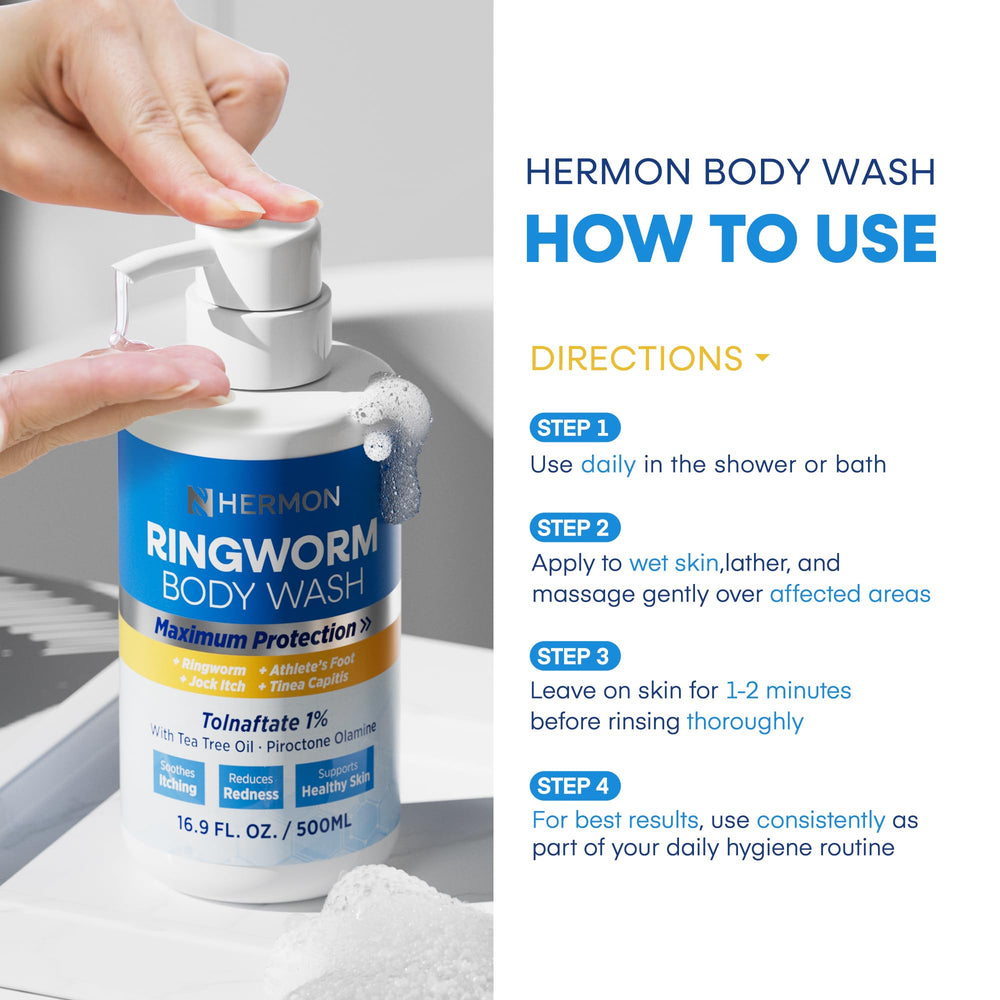 Hermon cooling agents emphasize refreshing wash sensation