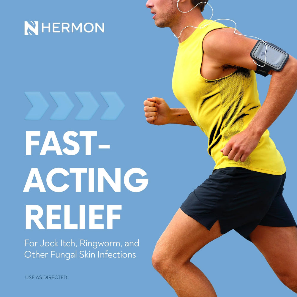 Close-up of Hermon cream texture highlights a lightweight, moisturizing feel.