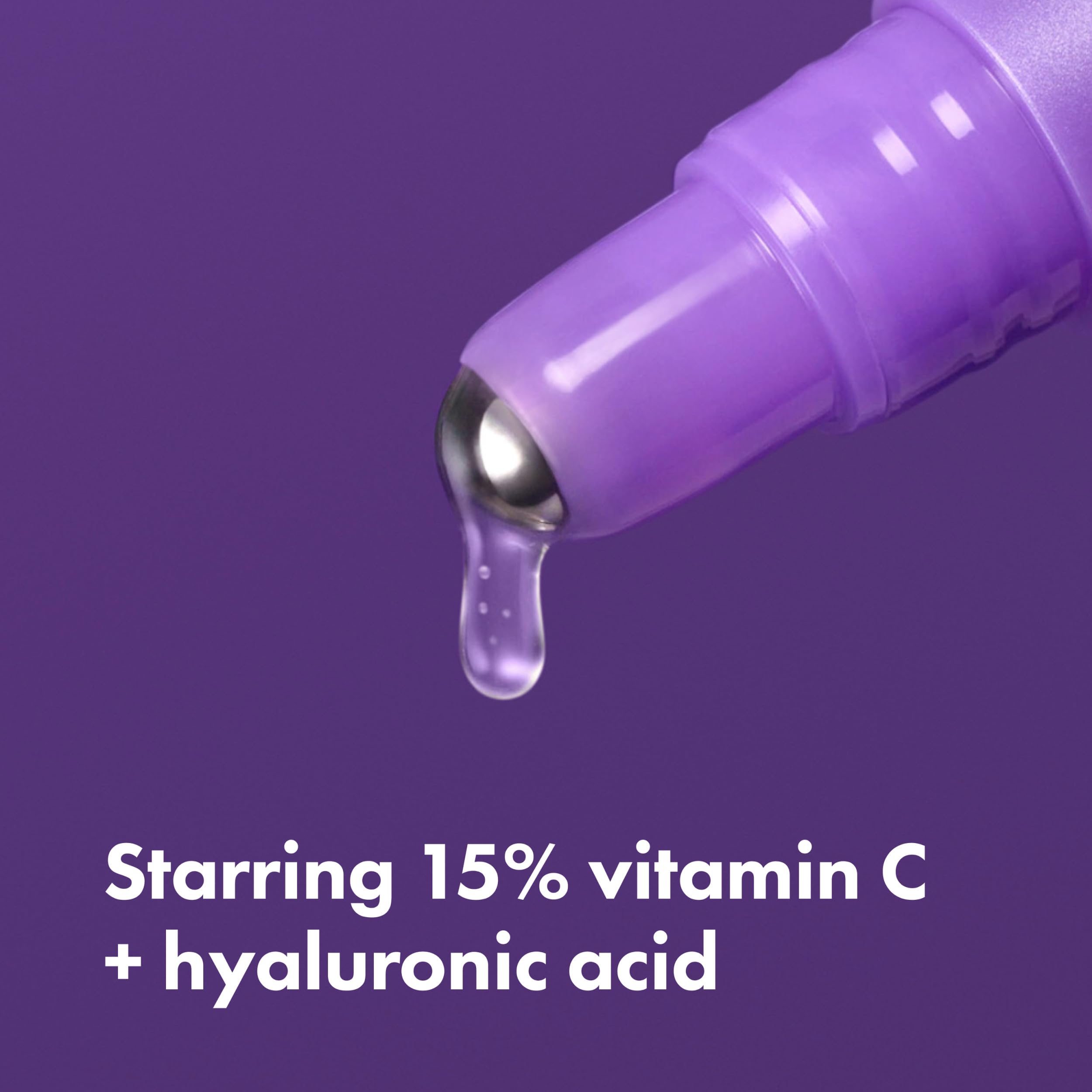 Stainless-steel rollerball tip provides precise, smooth serum application.