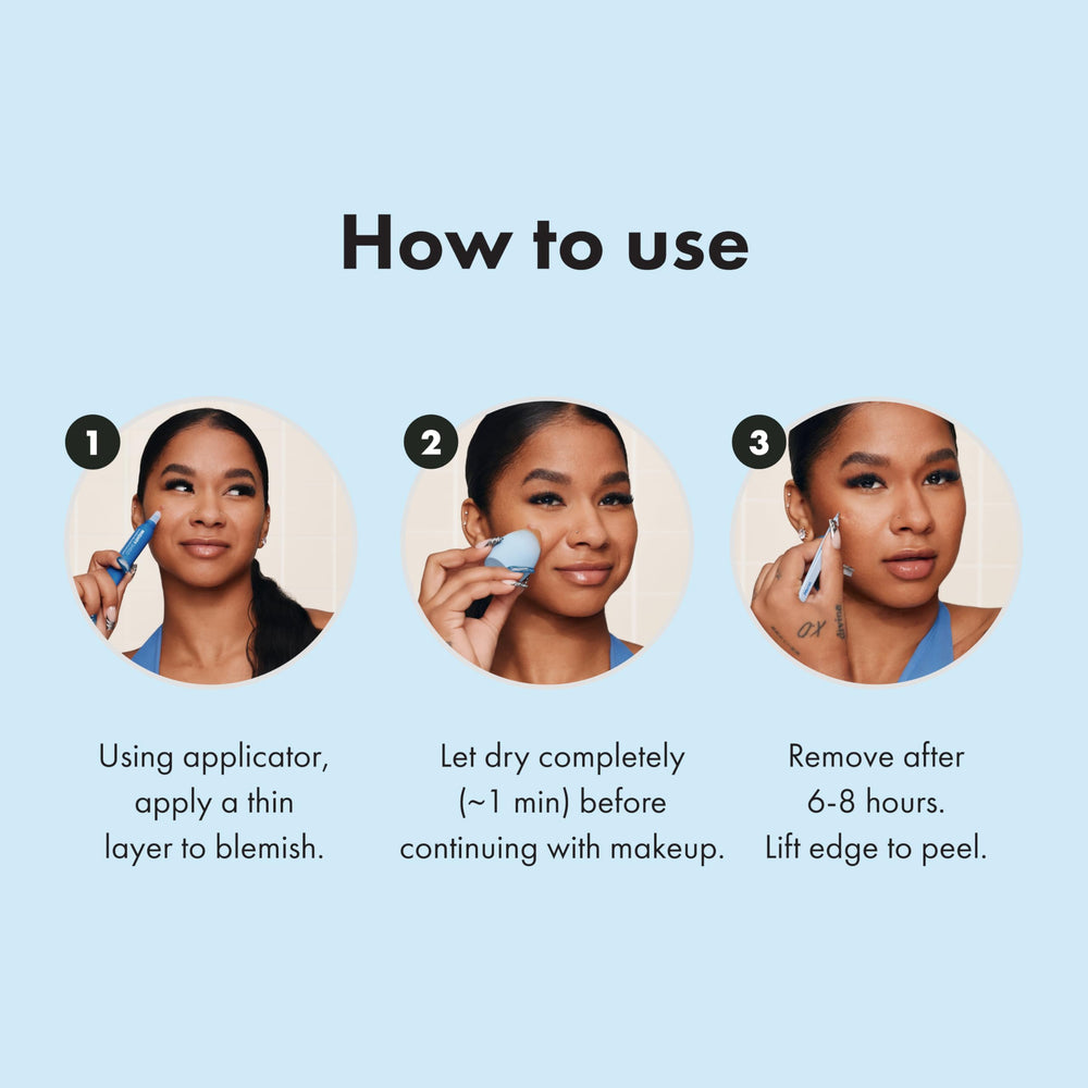 HERO COSMETICS Mighty Shield coverage around nose and brow lines on tricky areas.