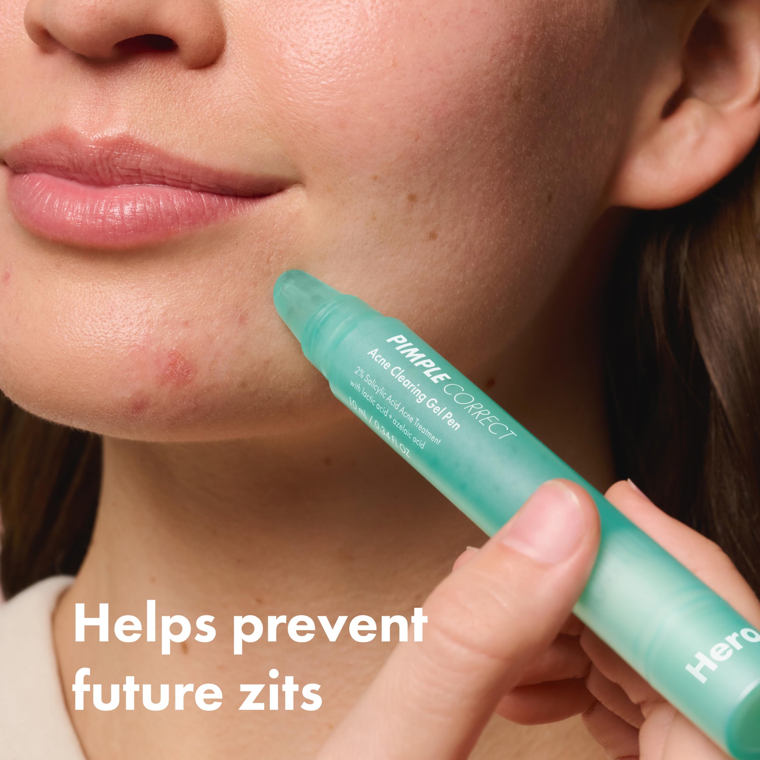 Hero Cosmetics Pimple Correct dermatologist-tested label on packaging