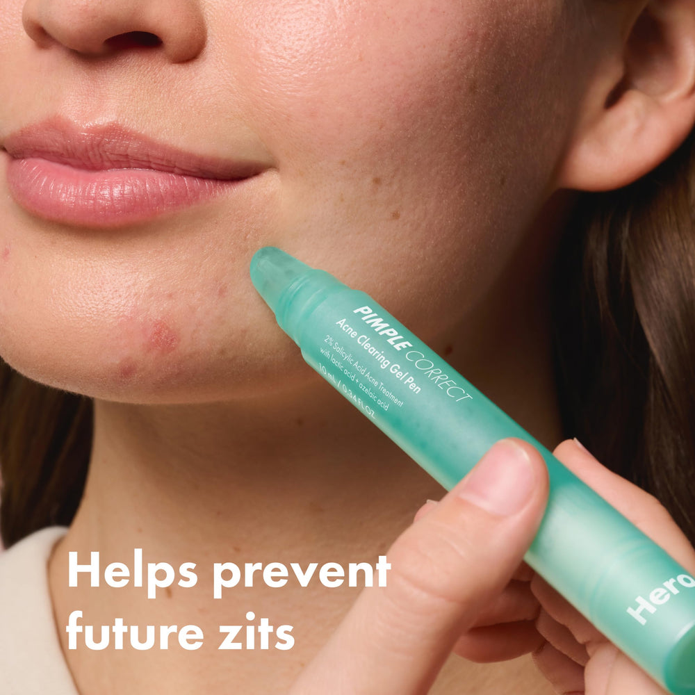 Hero Cosmetics Pimple Correct dermatologist-tested label on packaging
