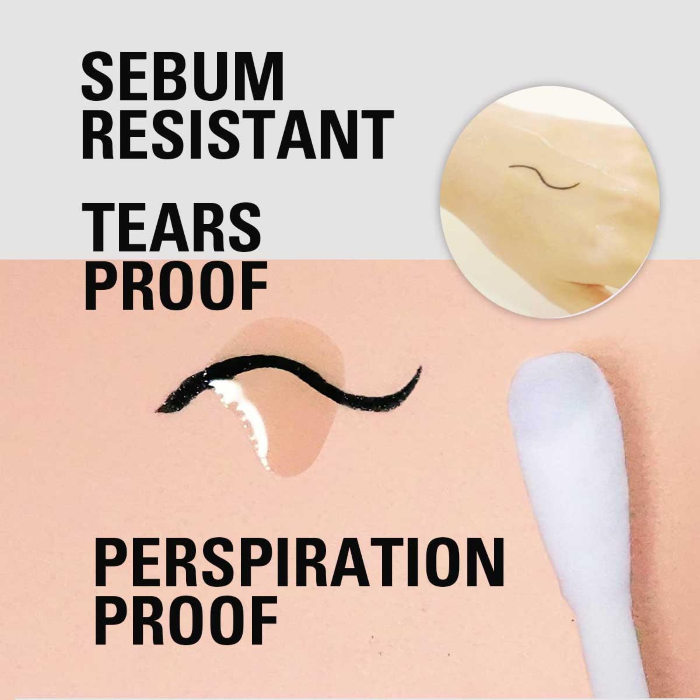 Heroine Make removal with warm water for gentle makeup removal.