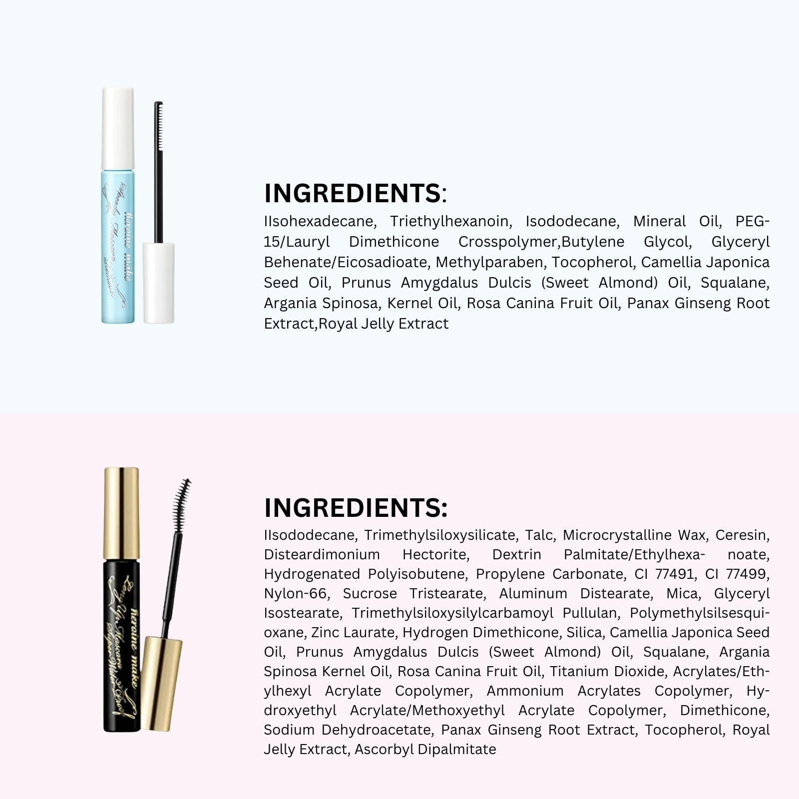 Heroine Make in-use lash definition with long-lasting wear.