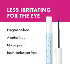 Heroine Make Speedy Mascara Remover lashes after removal, clean and soft.
