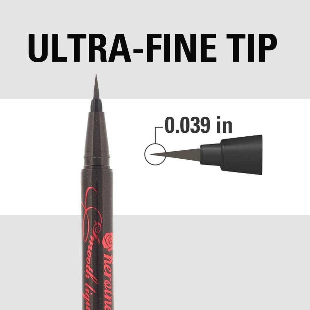 Heroine Make ultra-fine zero-point-one-mm tip for precise application.