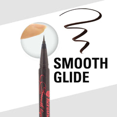 Heroine Make waterproof eyeliner delivers all-day hold.