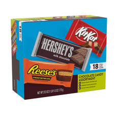 HERSHEY'S bars close-up, individually wrapped for vending and easy restocking.