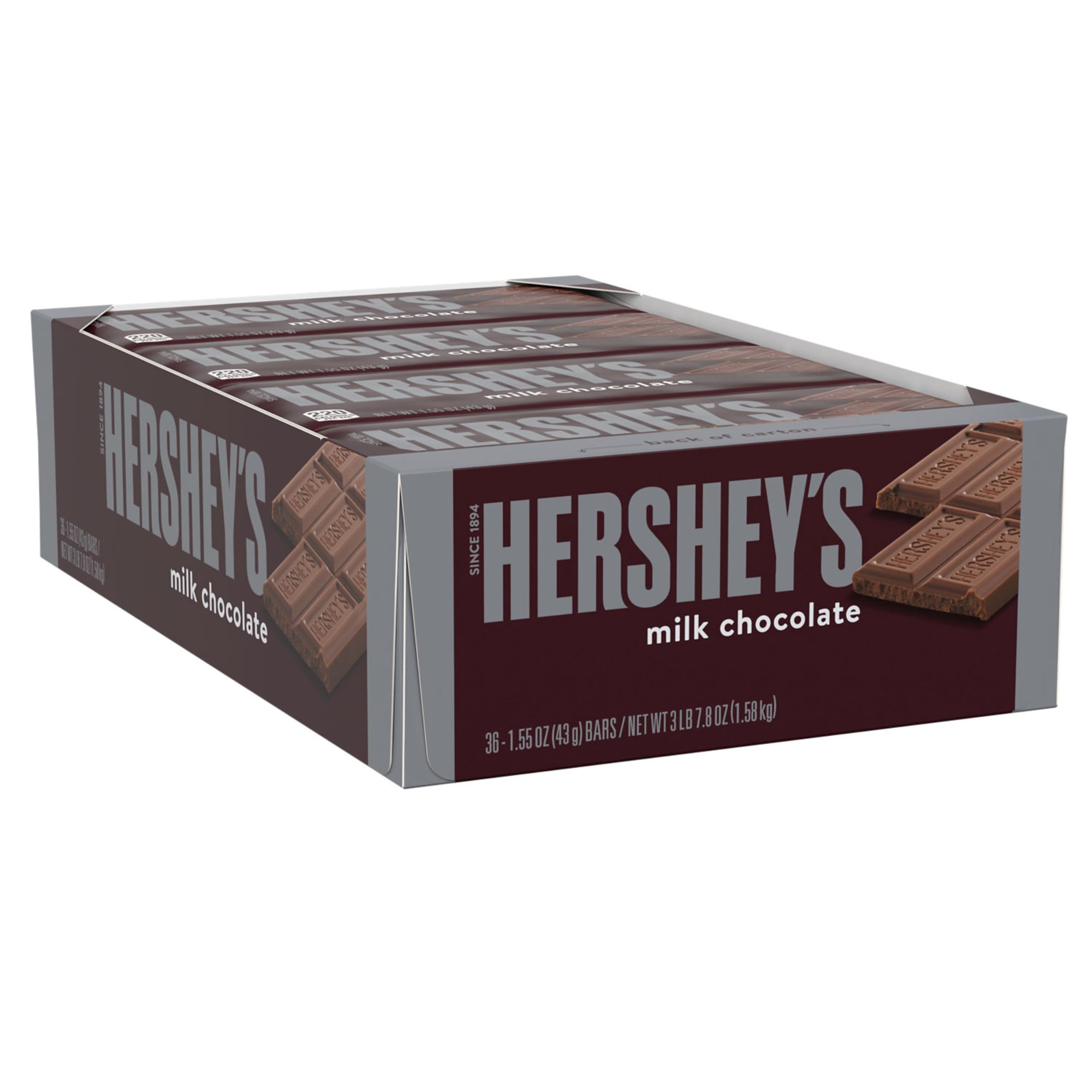 HERSHEY'S Milk Chocolate Bars holiday gift idea in a festive basket.