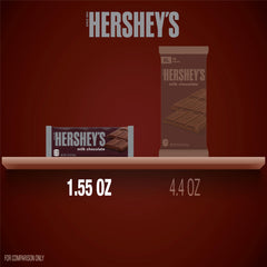 HERSHEY'S Milk Chocolate Bars for s'mores setup at campfires and gatherings.