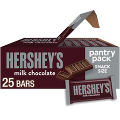 HERSHEY'S Milk Chocolate snack-size pack front for easy sharing