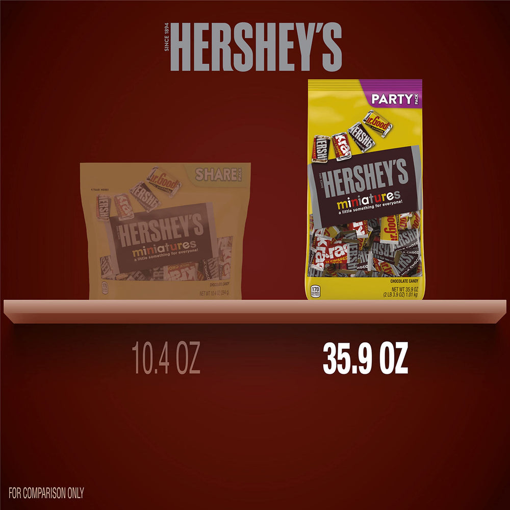 HERSHEY'S Miniatures Special Dark Bars, mildly sweet option for balanced snacking.
