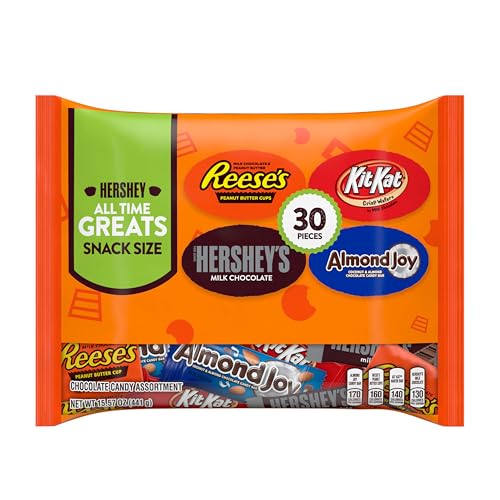 HERSHEY'S Reese's Kit Kat Almond Joy variety on display for versatile snacking.