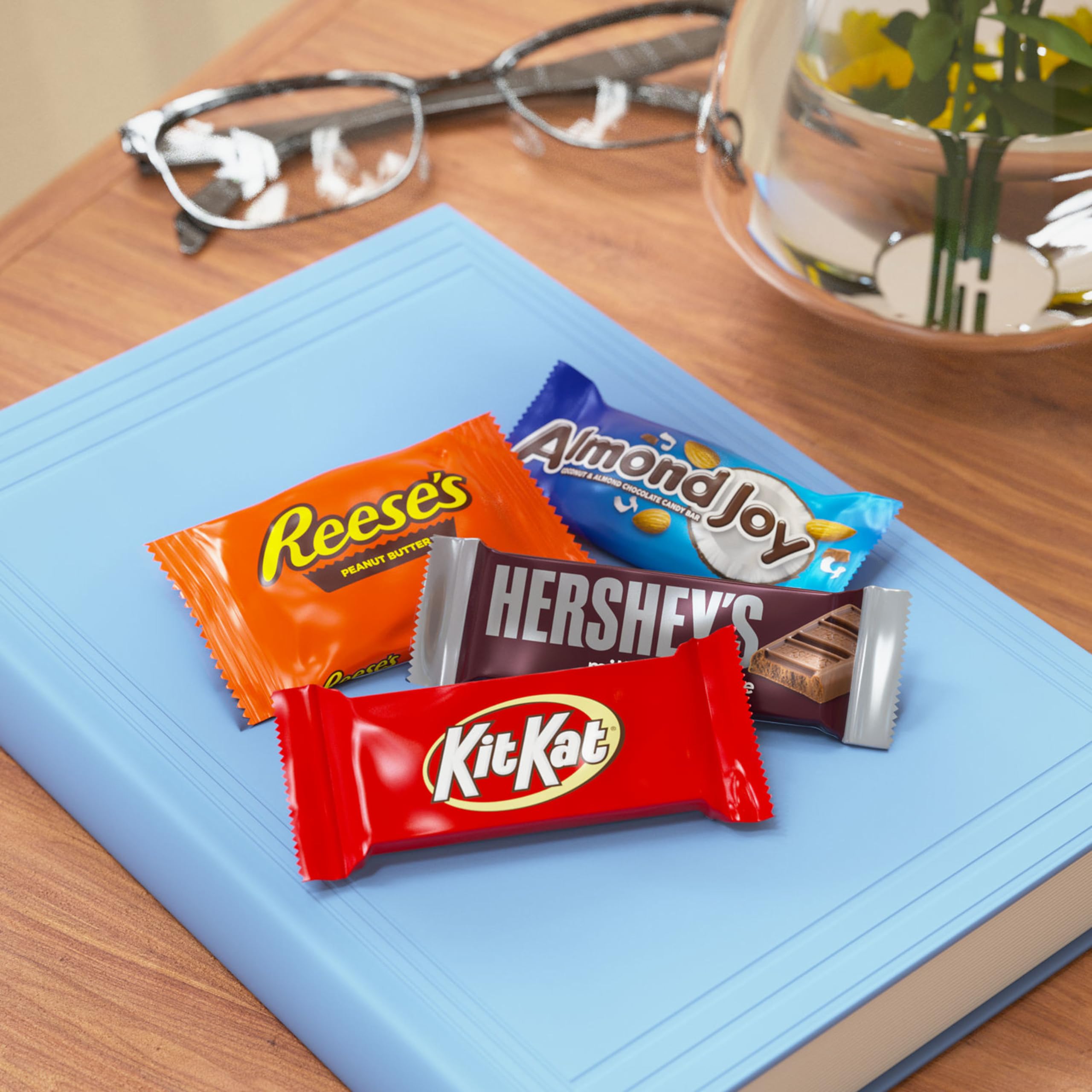 HERSHEY'S chocolate assortment ideal for sports games and movie nights.