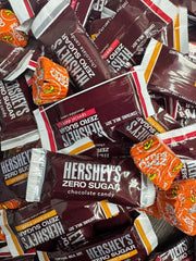 Hershey's Zero Sugar chocolate bag with assorted flavors for guilt-free snacking and sharing