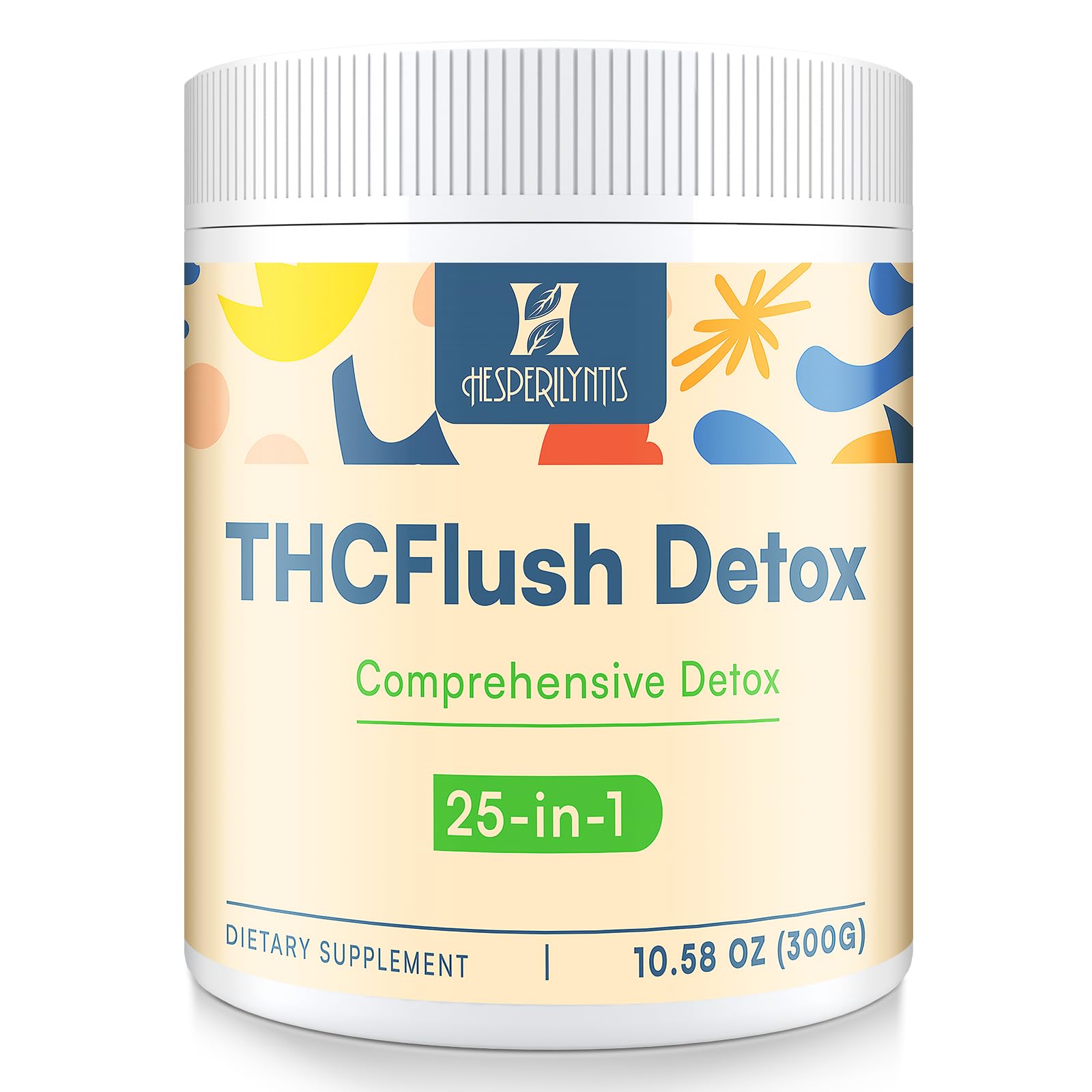 Hesperilyntis Detox Powder bottle shown with a clean label for easy daily detox routines.