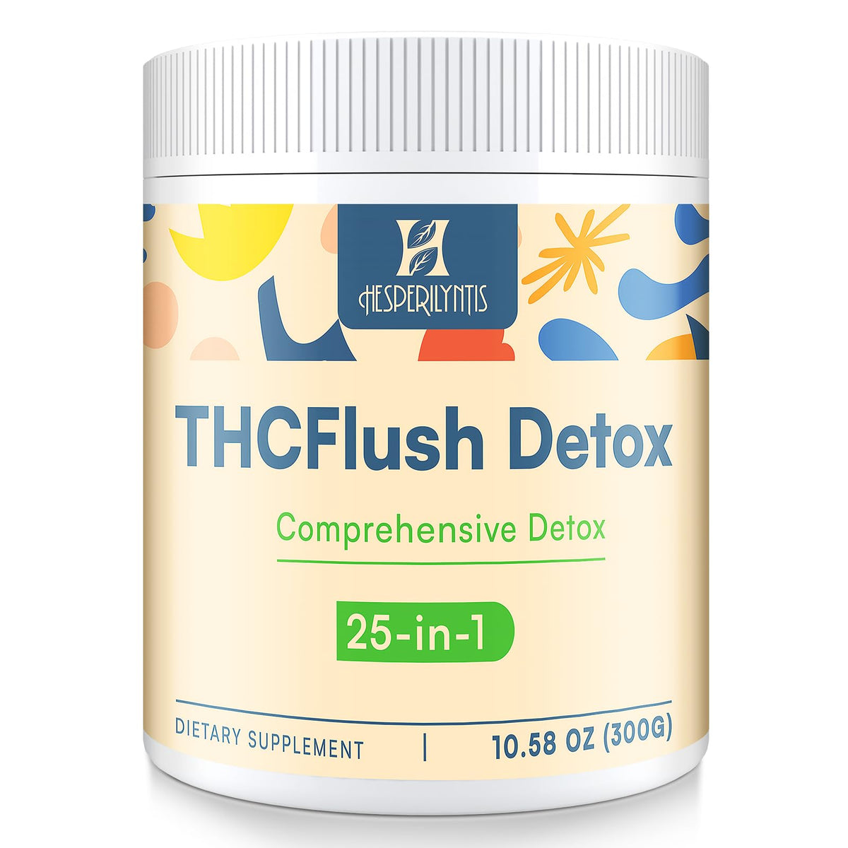 Hesperilyntis Detox Powder bottle shown with a clean label for easy daily detox routines.