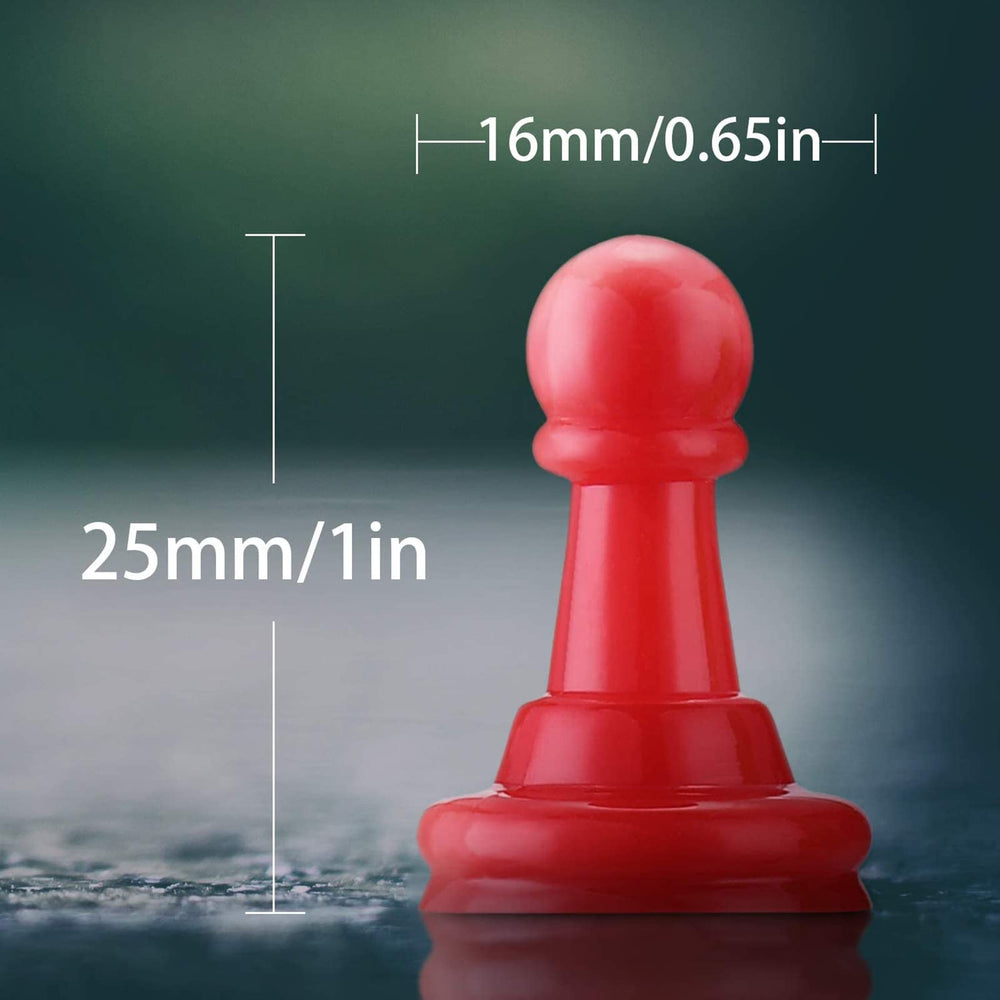 HESTYA 1-inch tall multicolor pawns ready for quick setup