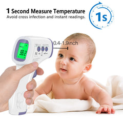 Hetaida instant-reading thermometer shows temperature in one second.