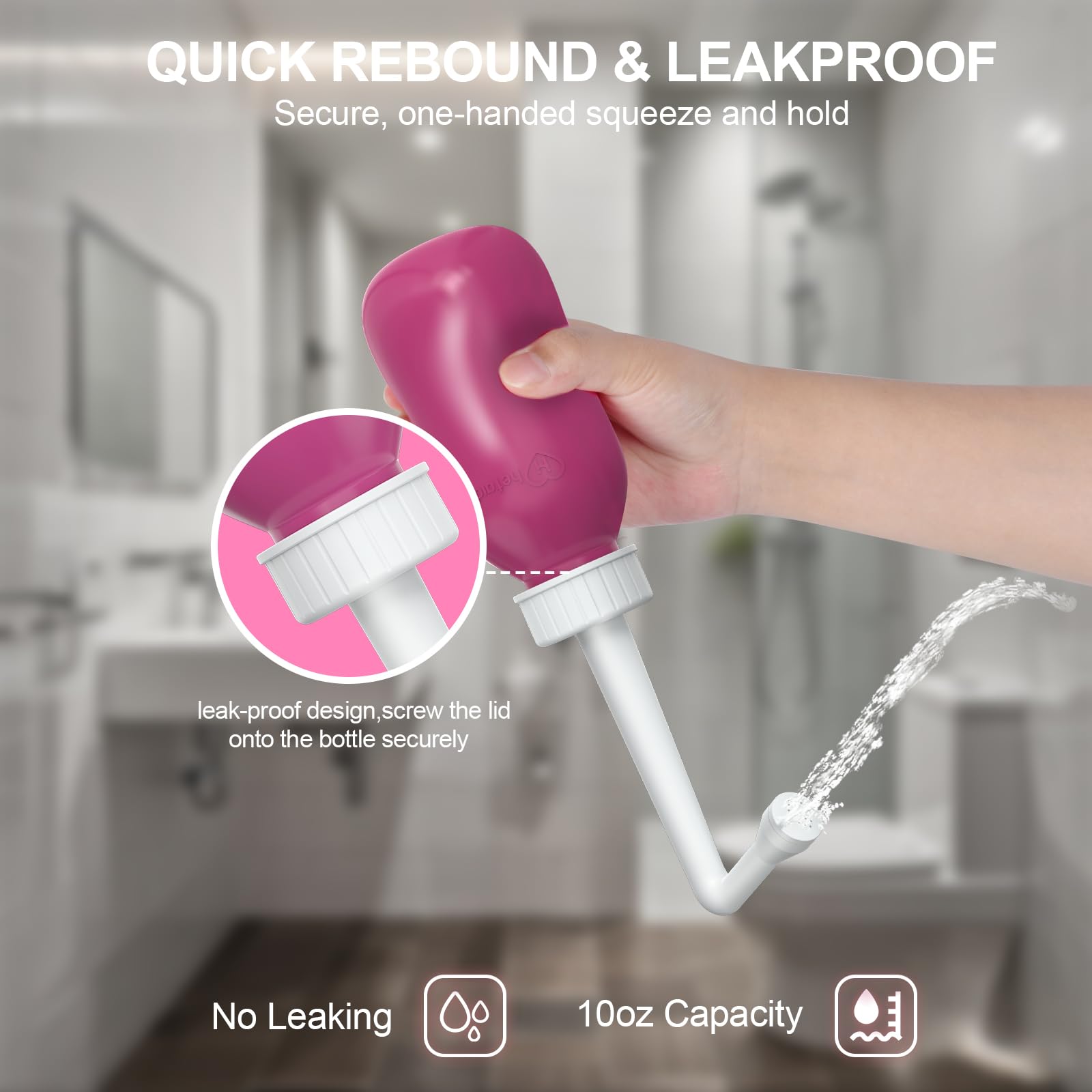 Collapsible nozzle design for compact travel with bag included