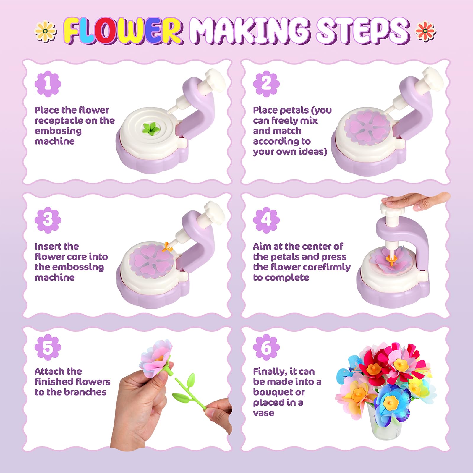 Hetbls flower maker tool doubles as a convenient storage box