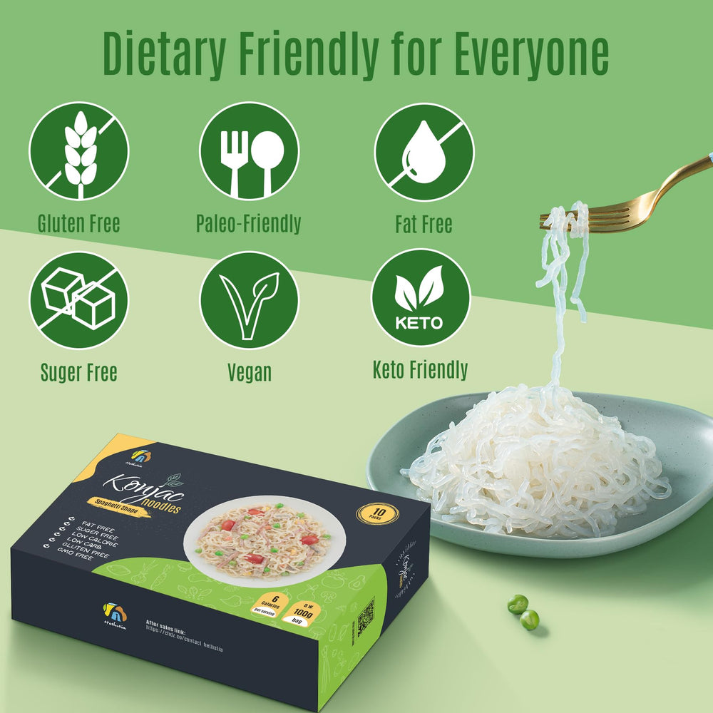 Hethstia Konjac Noodles in stir-fry scene shows versatility