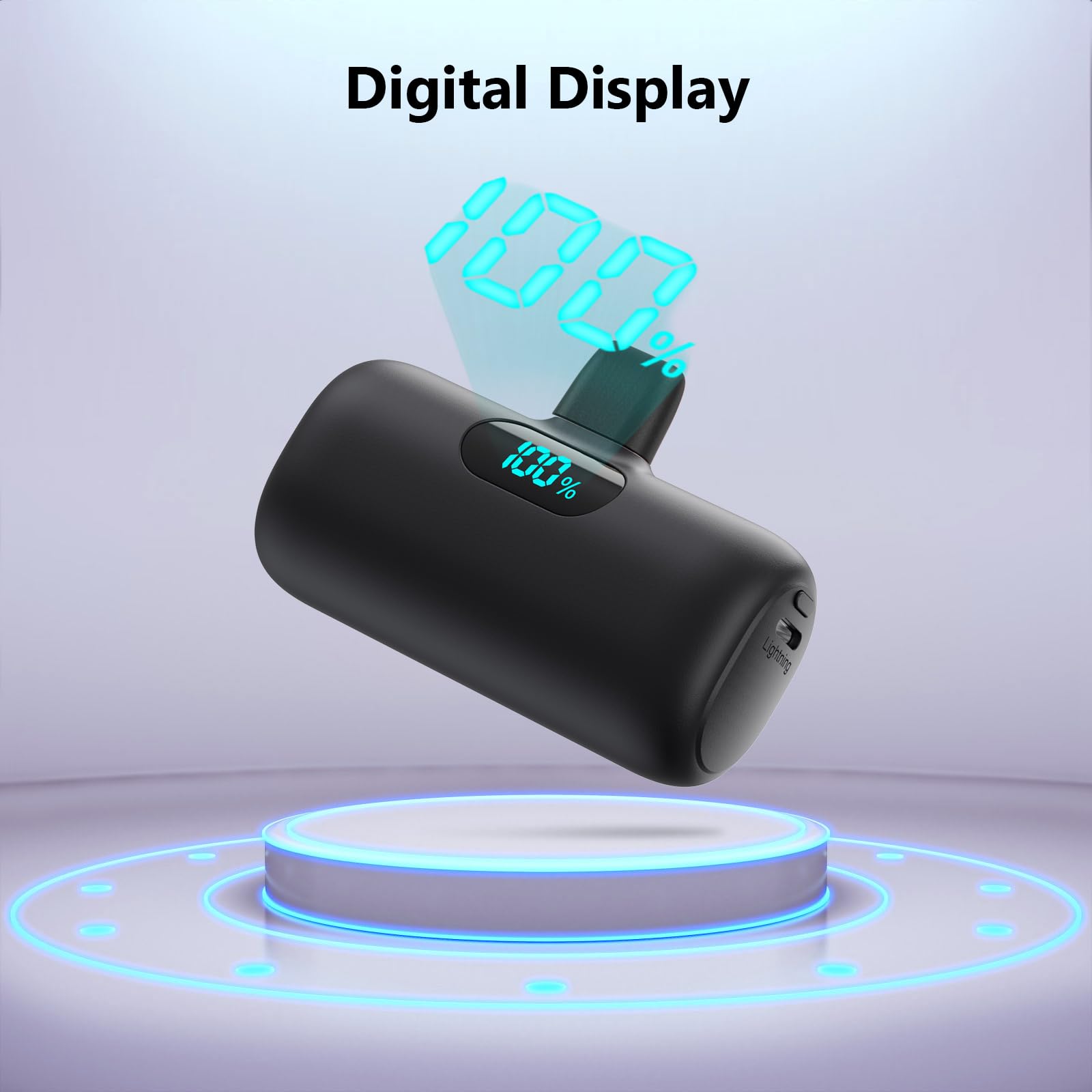 HETP mini charger charging an iPhone for quick power boost