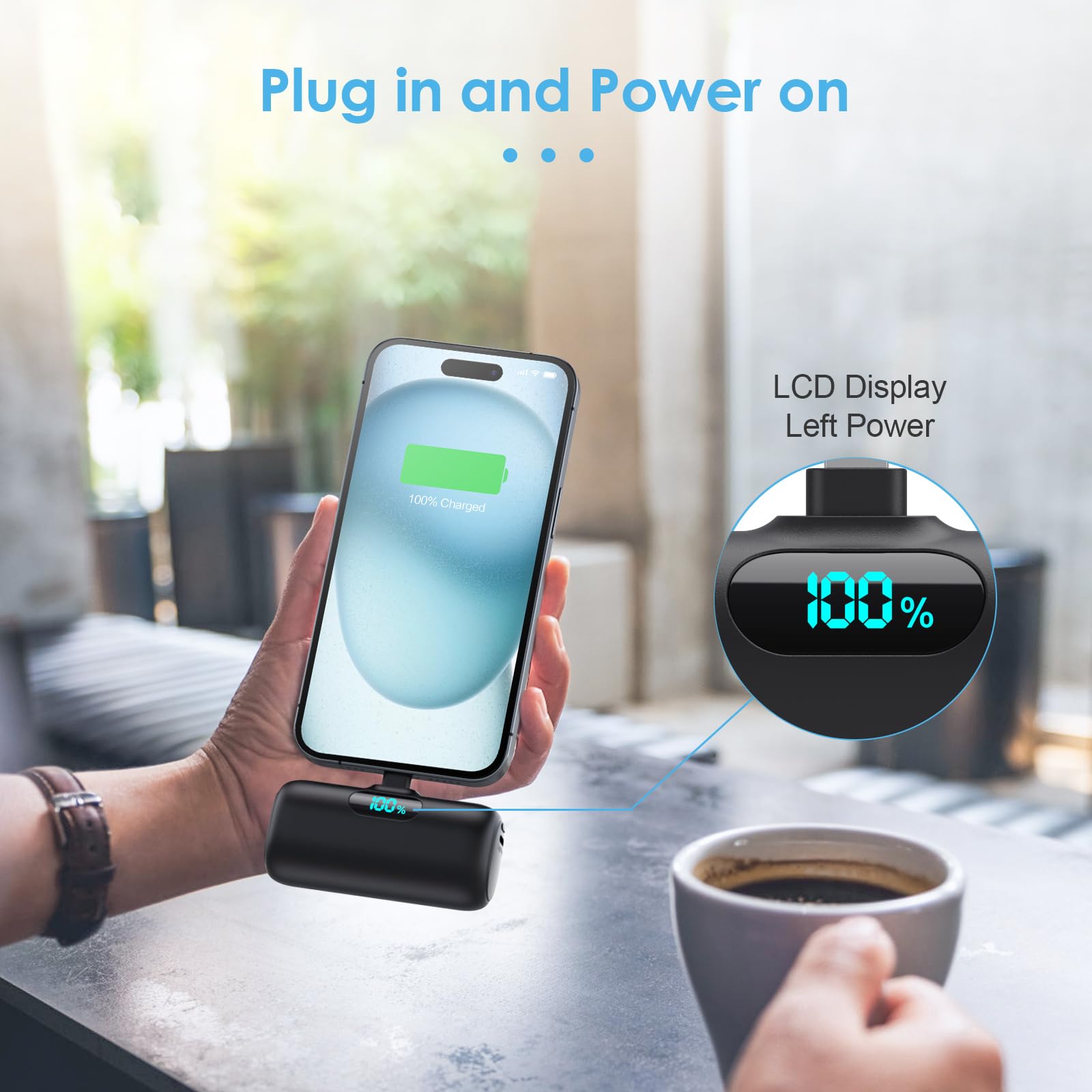 HETP travel-friendly USB-C charger supports iPhone and Android devices