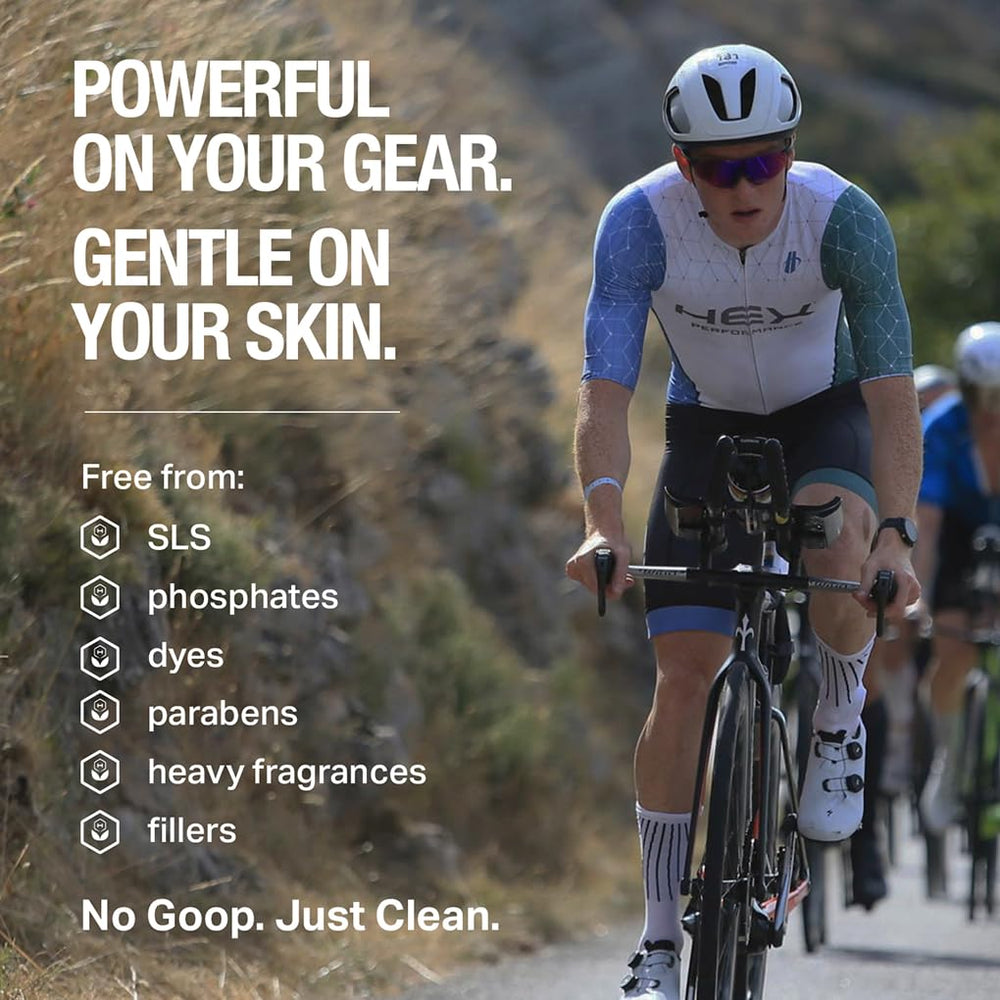 HEX Performance eco-friendly, biodegradable formula for sustainable laundry