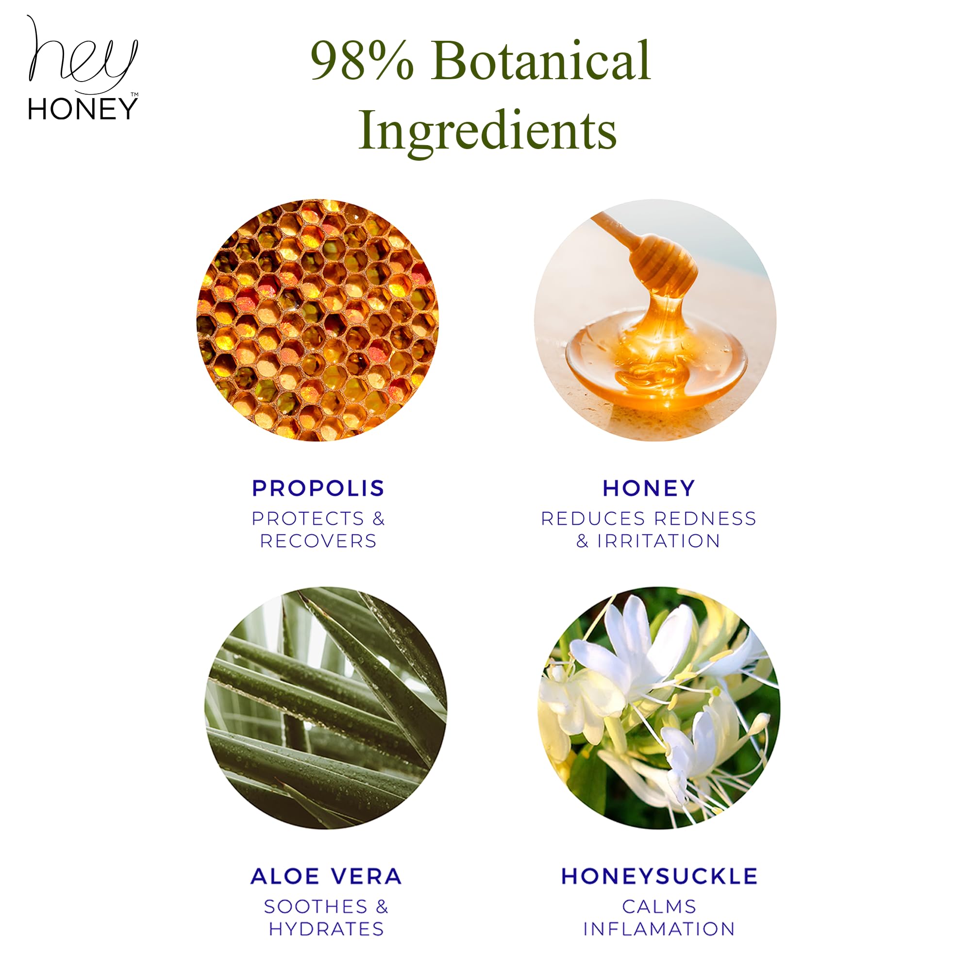 Hey Honey Relax oil-free formula suitable for all skin types