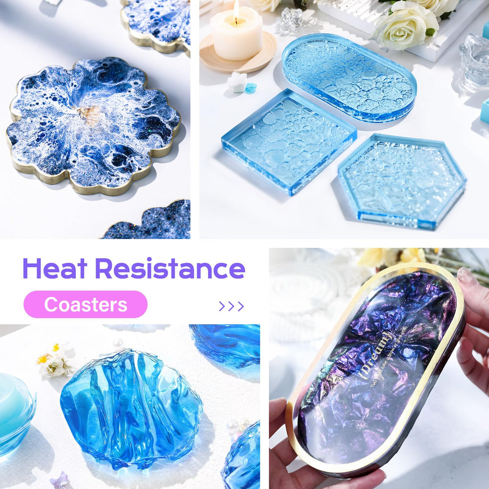HeyClear epoxy delivers a durable high gloss finish for countertops and decor