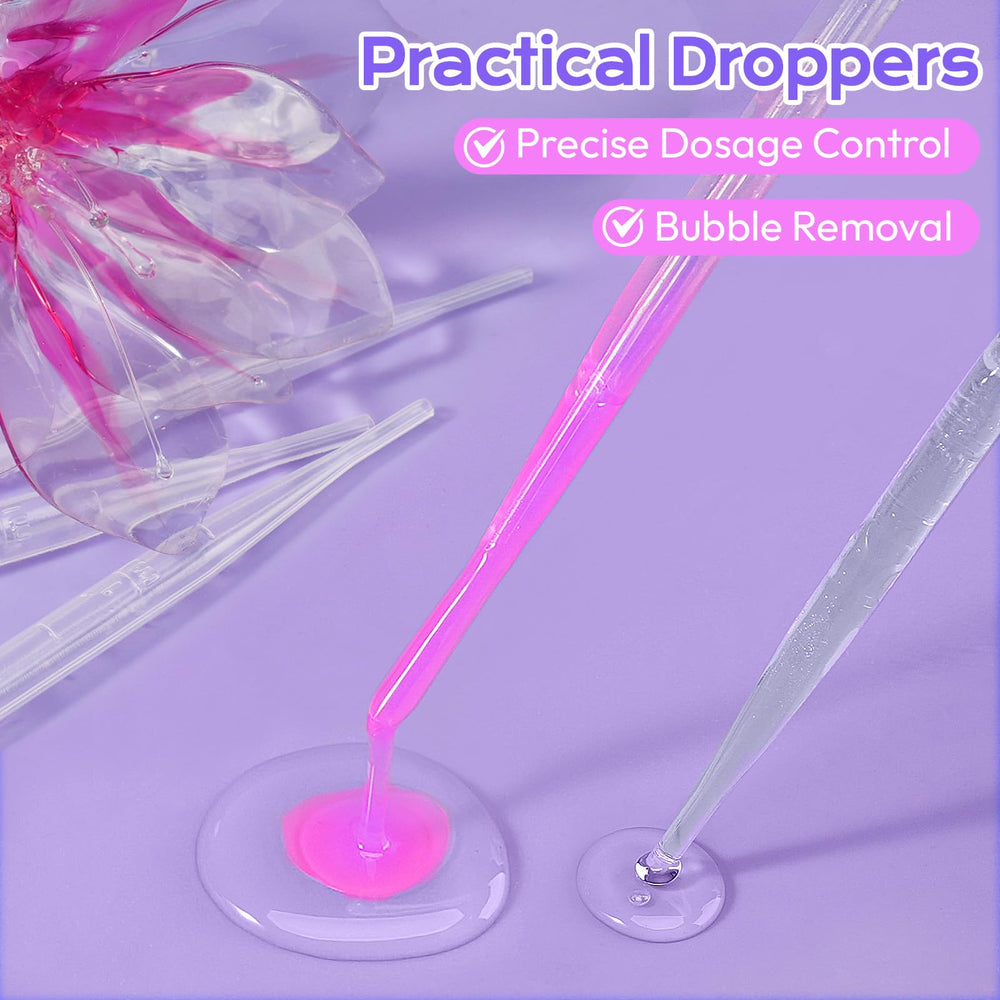 HeyClear epoxy resin kit 1 to 1 mixing makes precise, easy pours