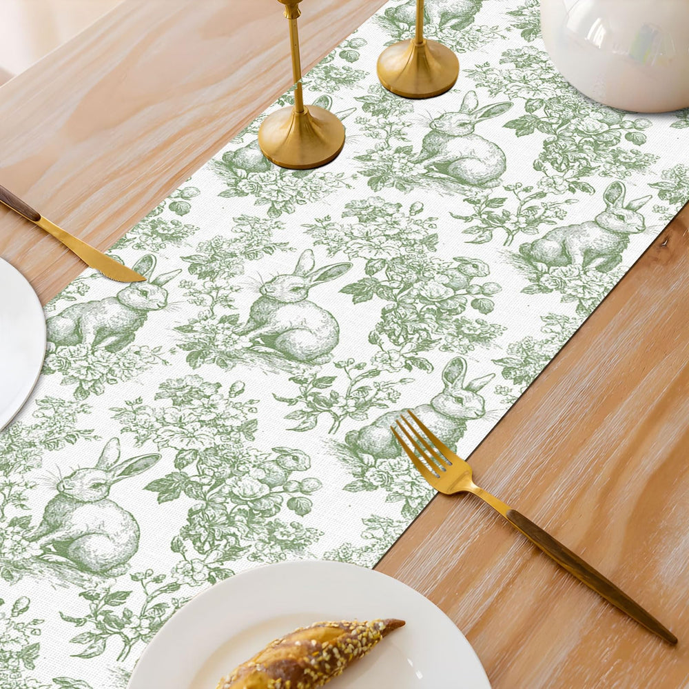 Vibrant Heyfary runner adds seasonal charm to party tables.