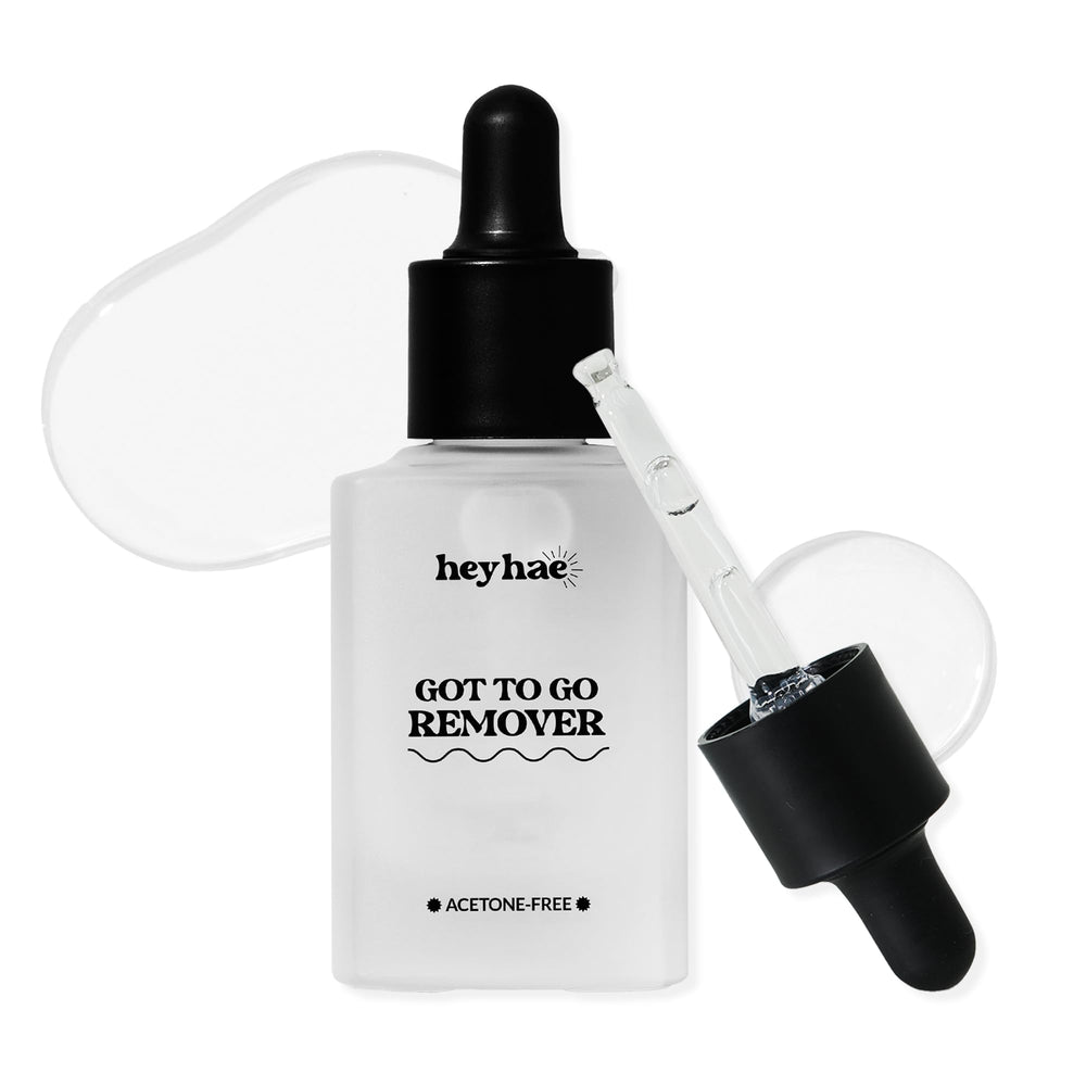 Heyhae Got To Go Remover bottle with precision dropper for gentle removal
