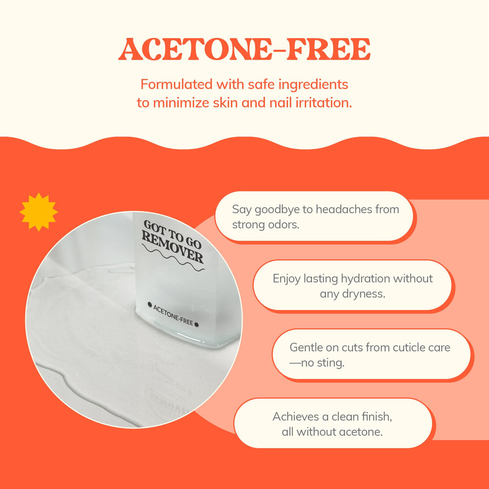 Close-up of moisturizers in Heyhae remover for lasting nail softness