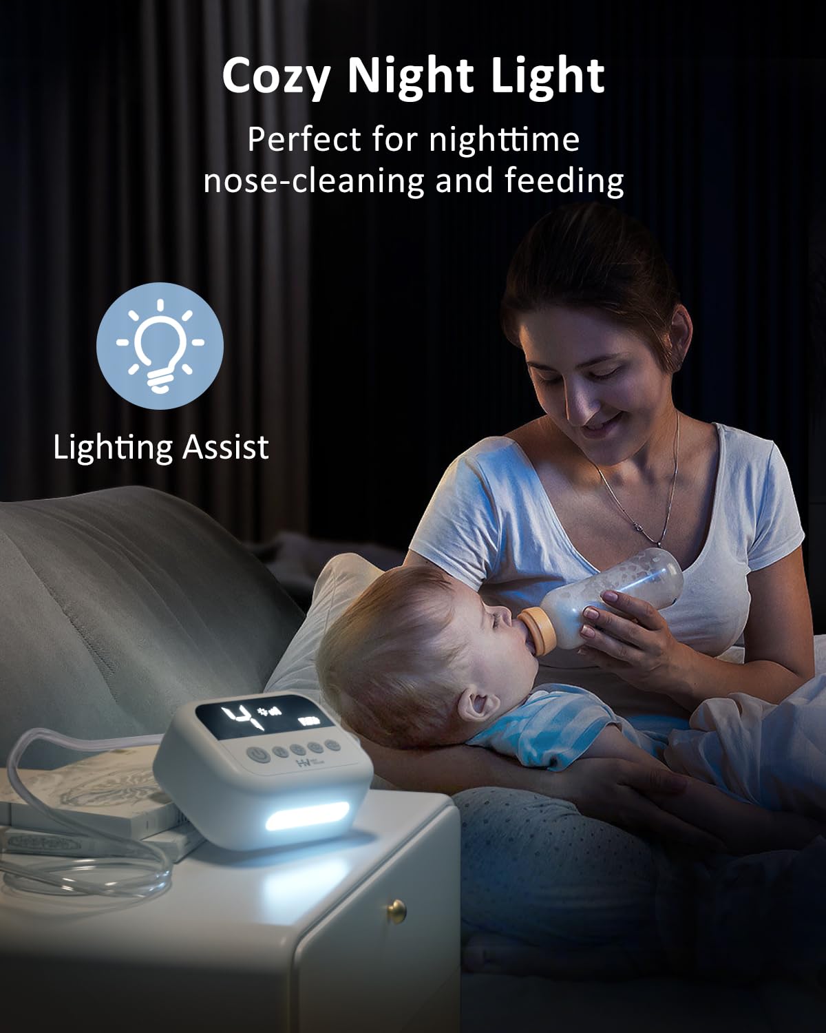 Heyvalue Nasal Aspirator easy-cleaning with detachable parts