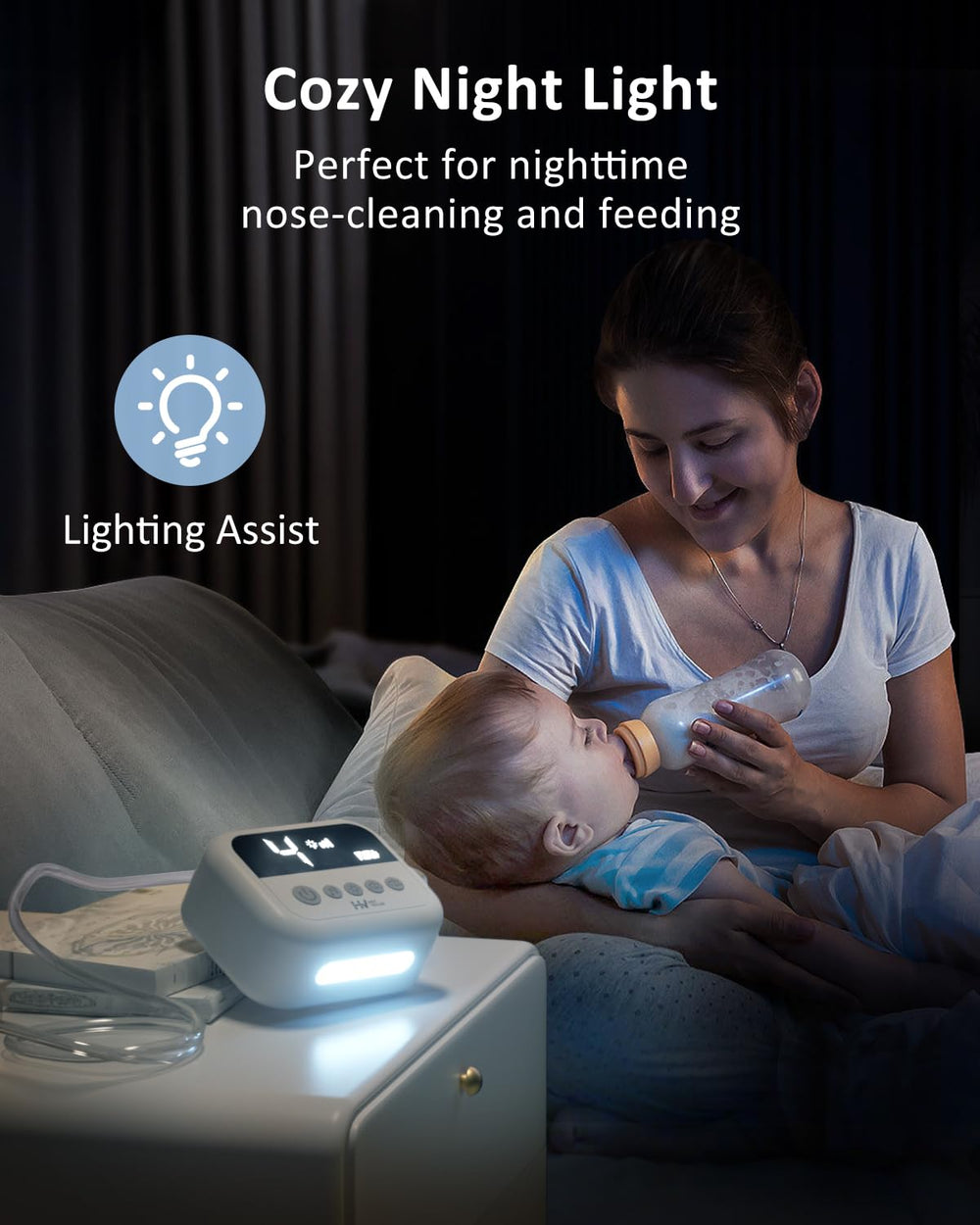 Heyvalue Nasal Aspirator easy-cleaning with detachable parts