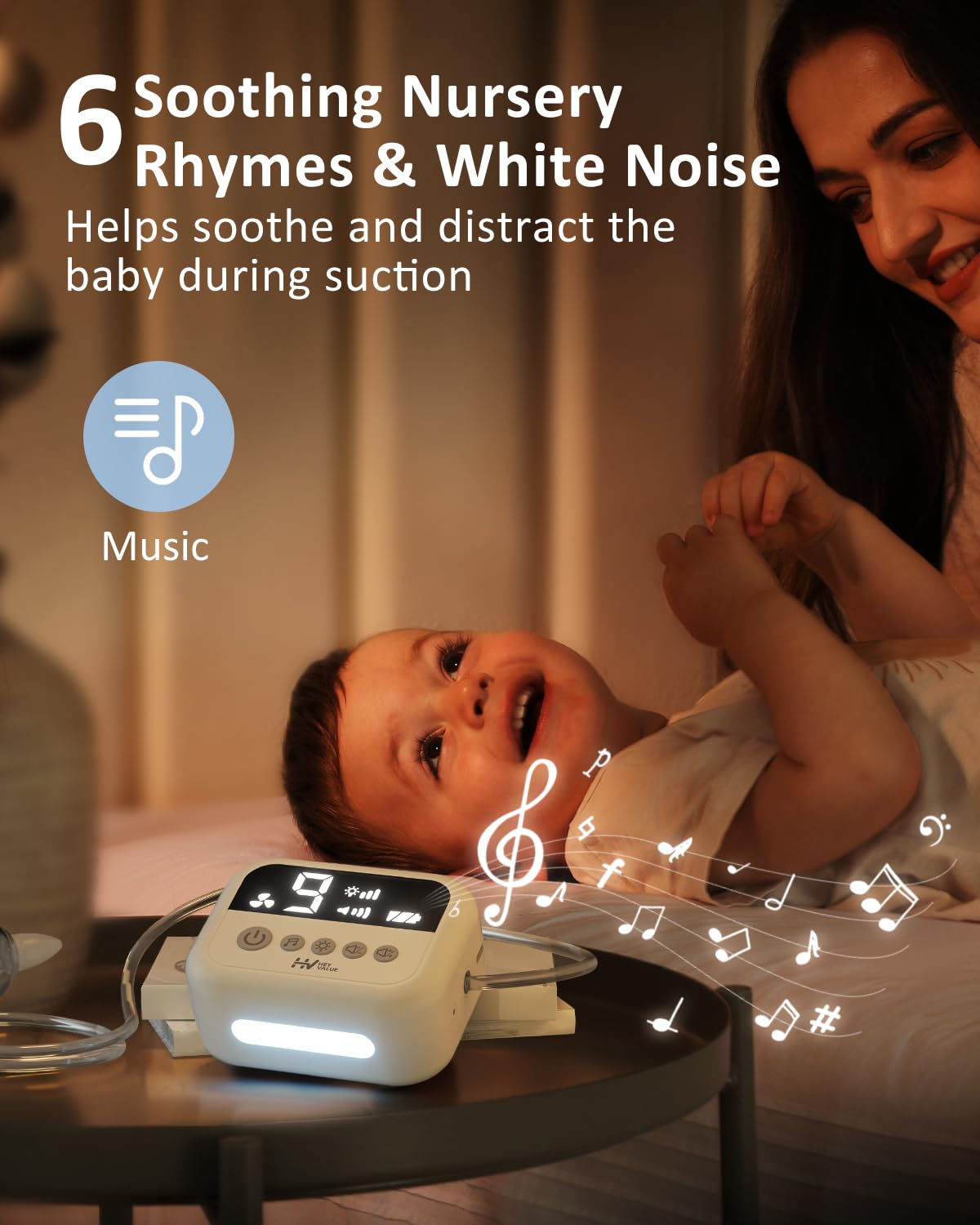 Heyvalue Nasal Aspirator two tips for safe baby fitting