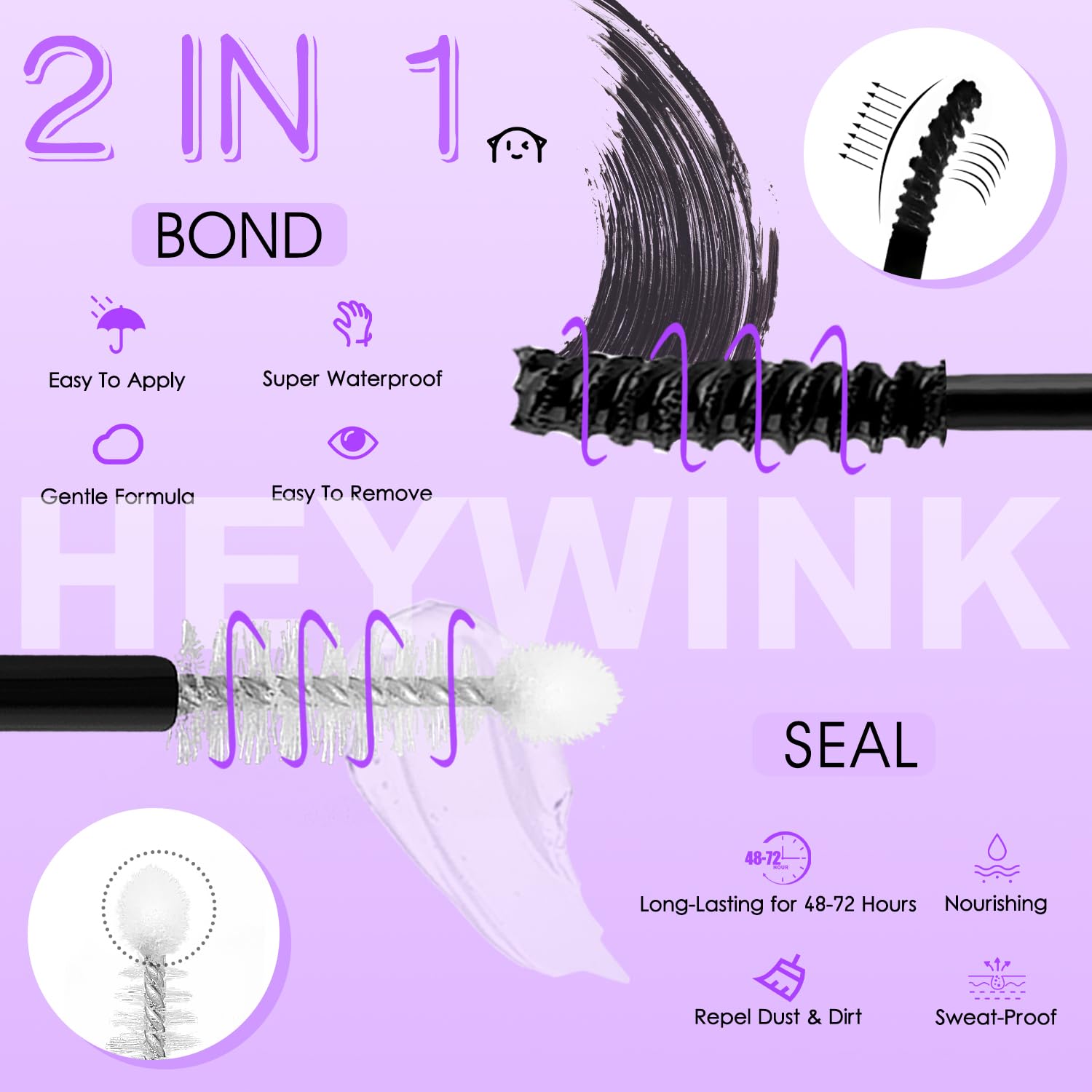 Reusable 3-5 times with proper care for economical DIY lash sessions.