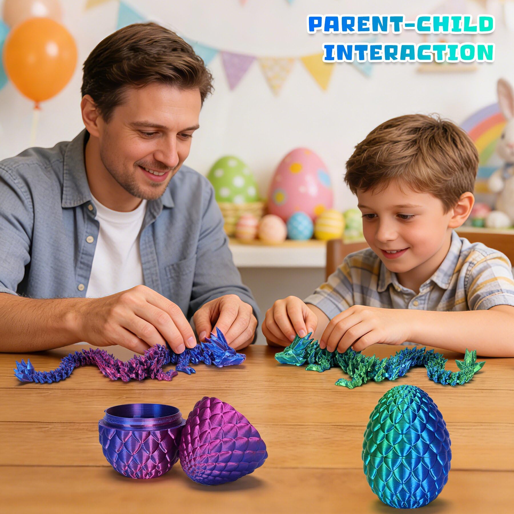 HEZUJ vibrant green dragon egg decor sparks conversations.