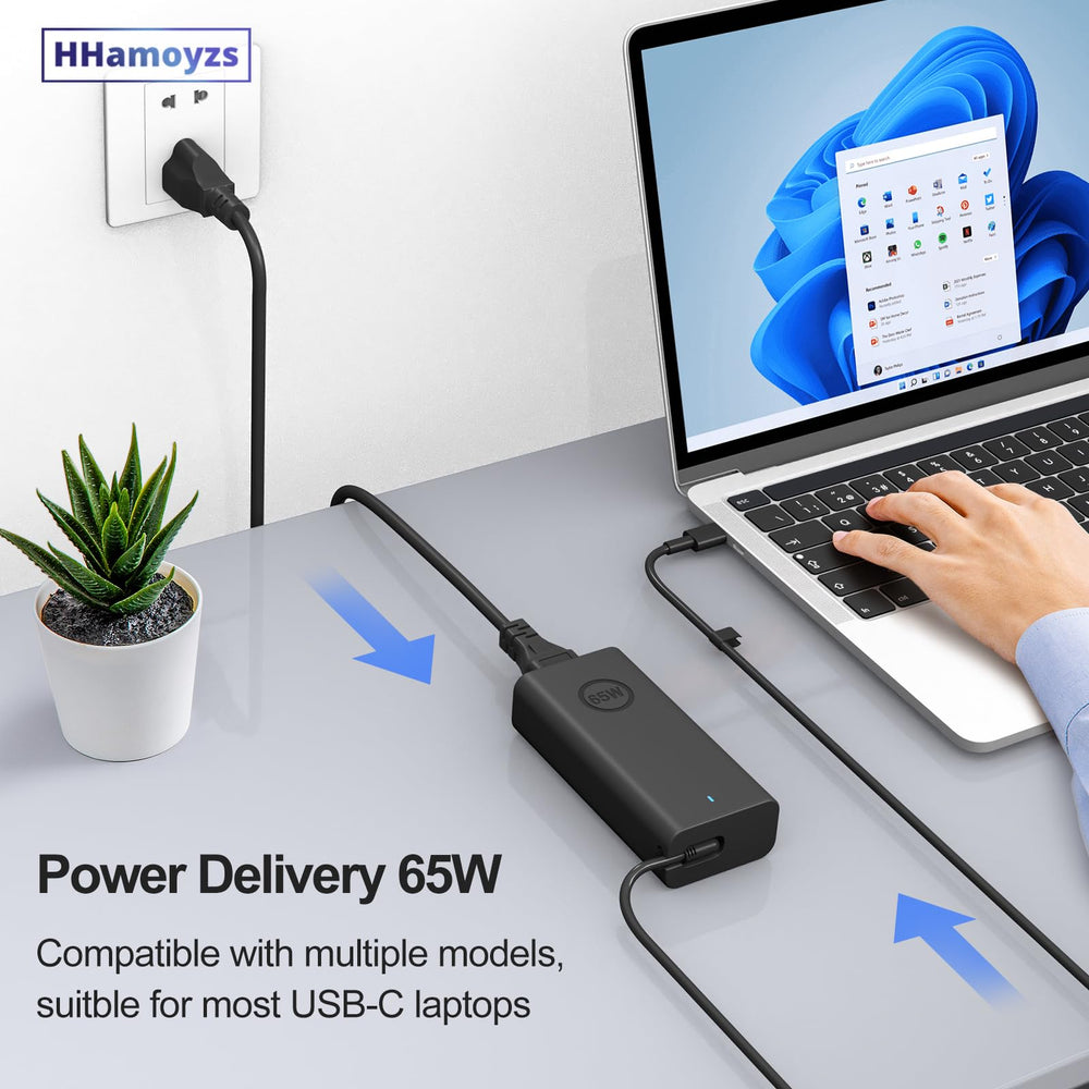 HHamoyzs compact USB-C charger shown for on-the-go use.