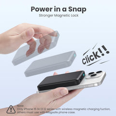 HHETP MagSafe-compatible wireless charging for iPhone 17–12 series