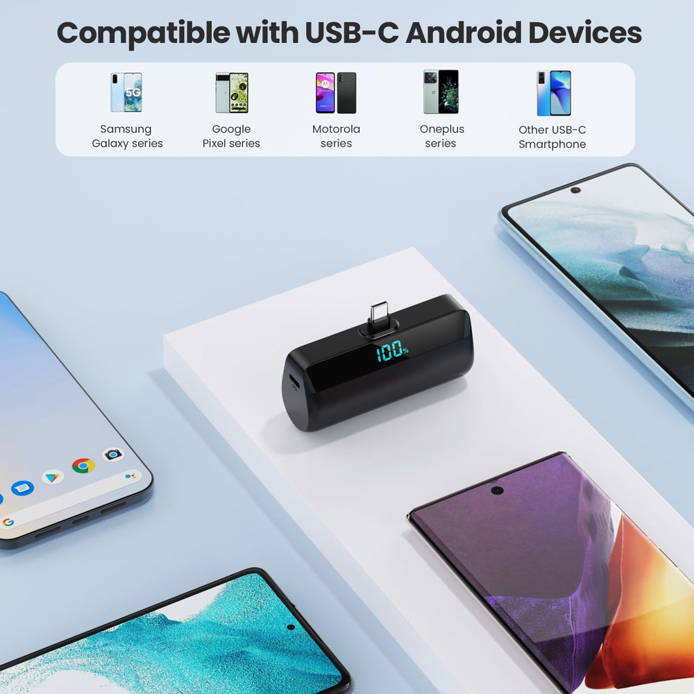 HHETP pocket-sized power bank ideal for travel and flights.