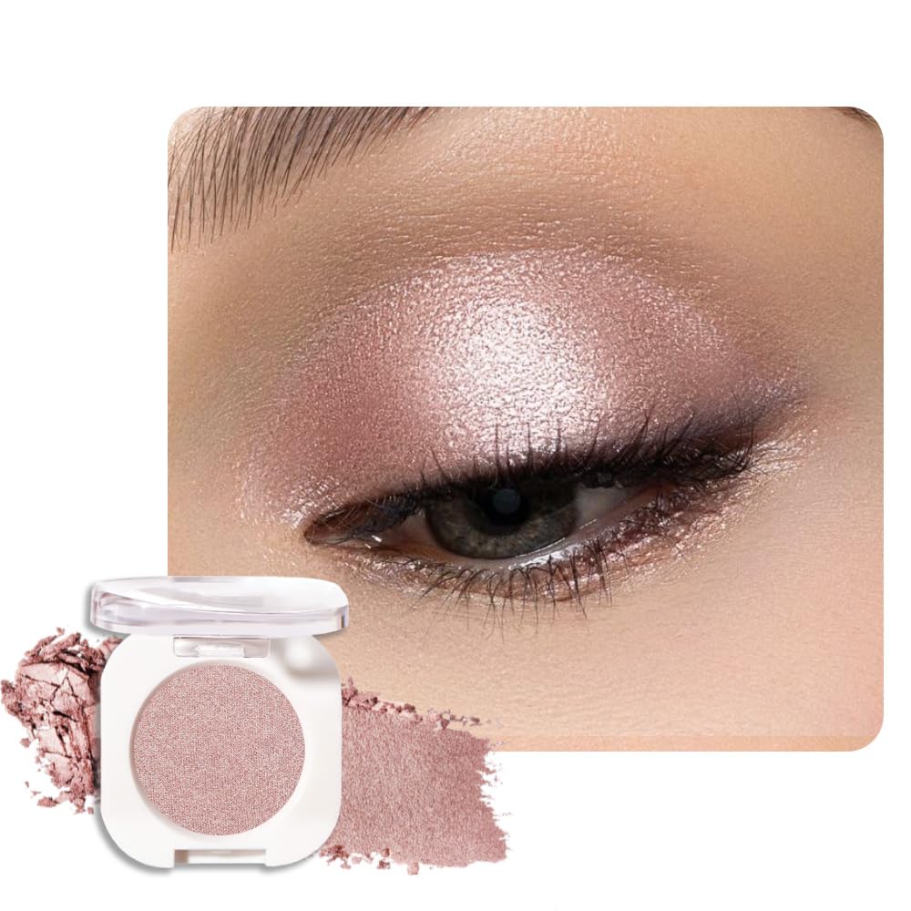 HHLTOH Champagne Shimmer Eyeshadow tube for silky glide and soft glow