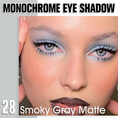 Close-up of the smooth, blendable texture of HHLTOH Dusty Grey Matte Eyeshadow.