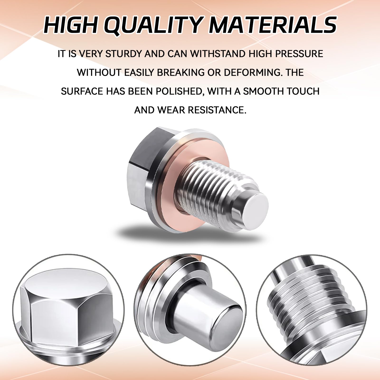 HHZL stainless steel oil change kit designed for durability.