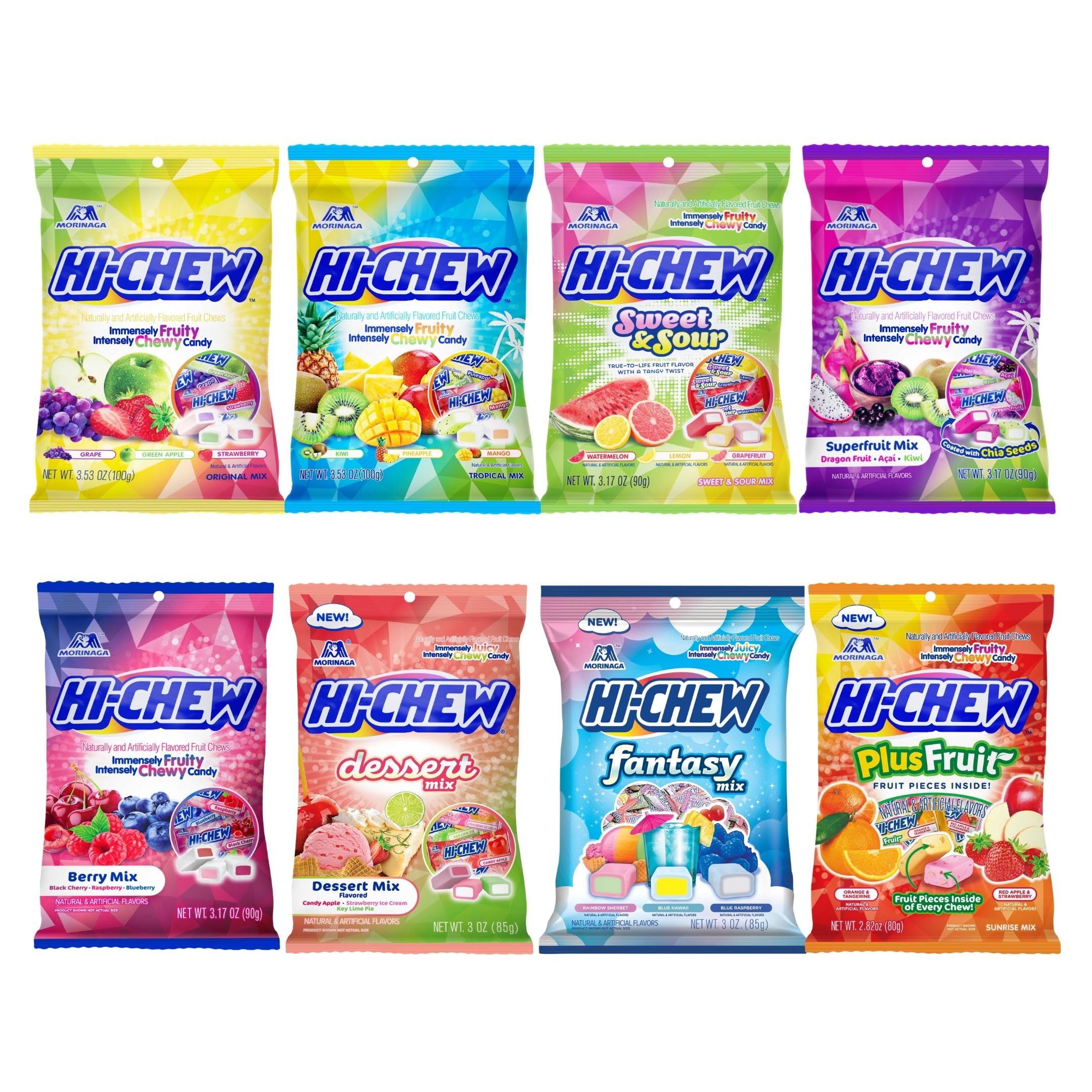 Hi-Chew Easter variety mix bags showcase colorful flavors for sharing.