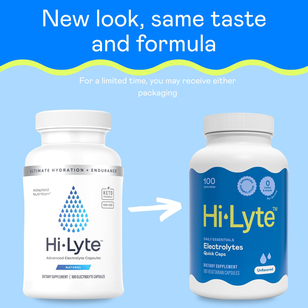 Hi-Lyte electrolyte capsules closeup shows mineral blend